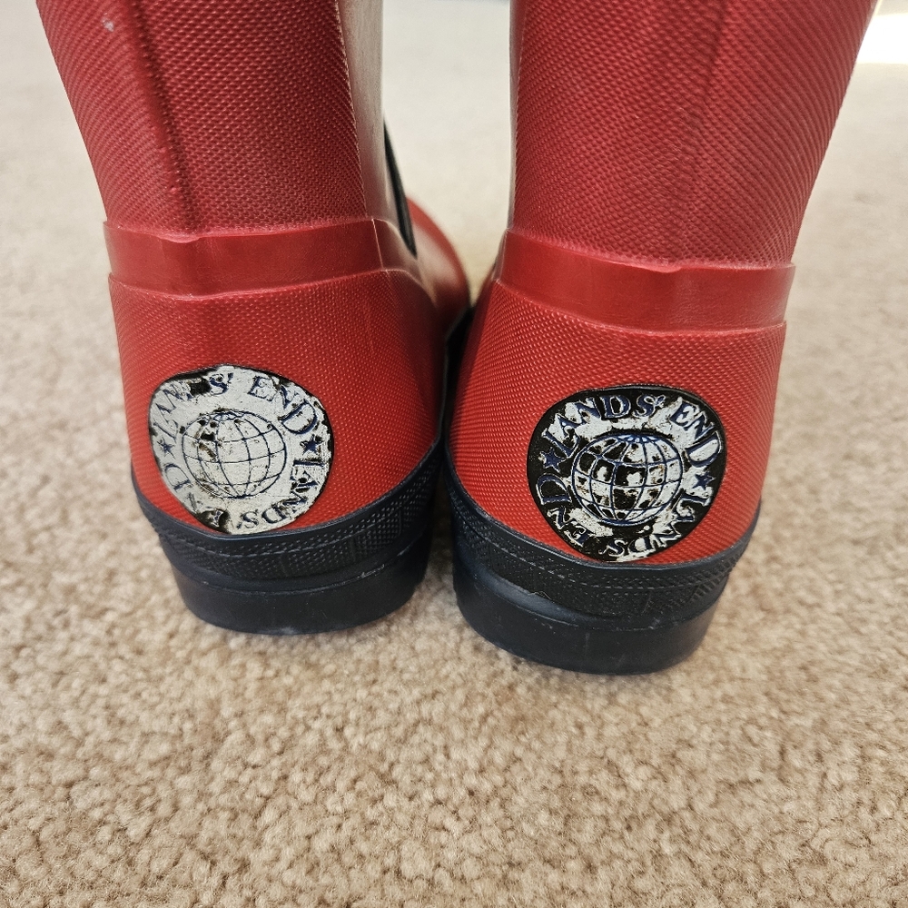 Lands End Vintage Rain/Winter Boot With Fleece Liner, Size 12 - Picture 6 of 8